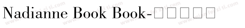 Nadianne Book Book字体转换